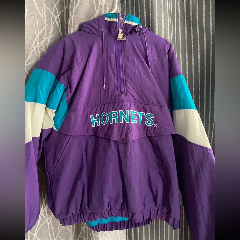 Starter Jacket Vintage Charlotte Hornets